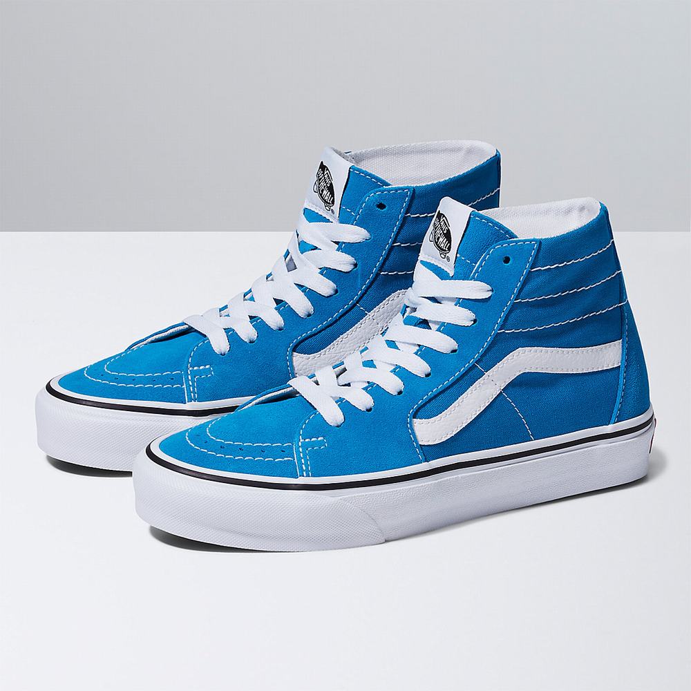 Latest Vans Mens High Top Sneakers In India - Sk8-Hi Tapered Blue